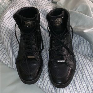 Versace Black HiTops